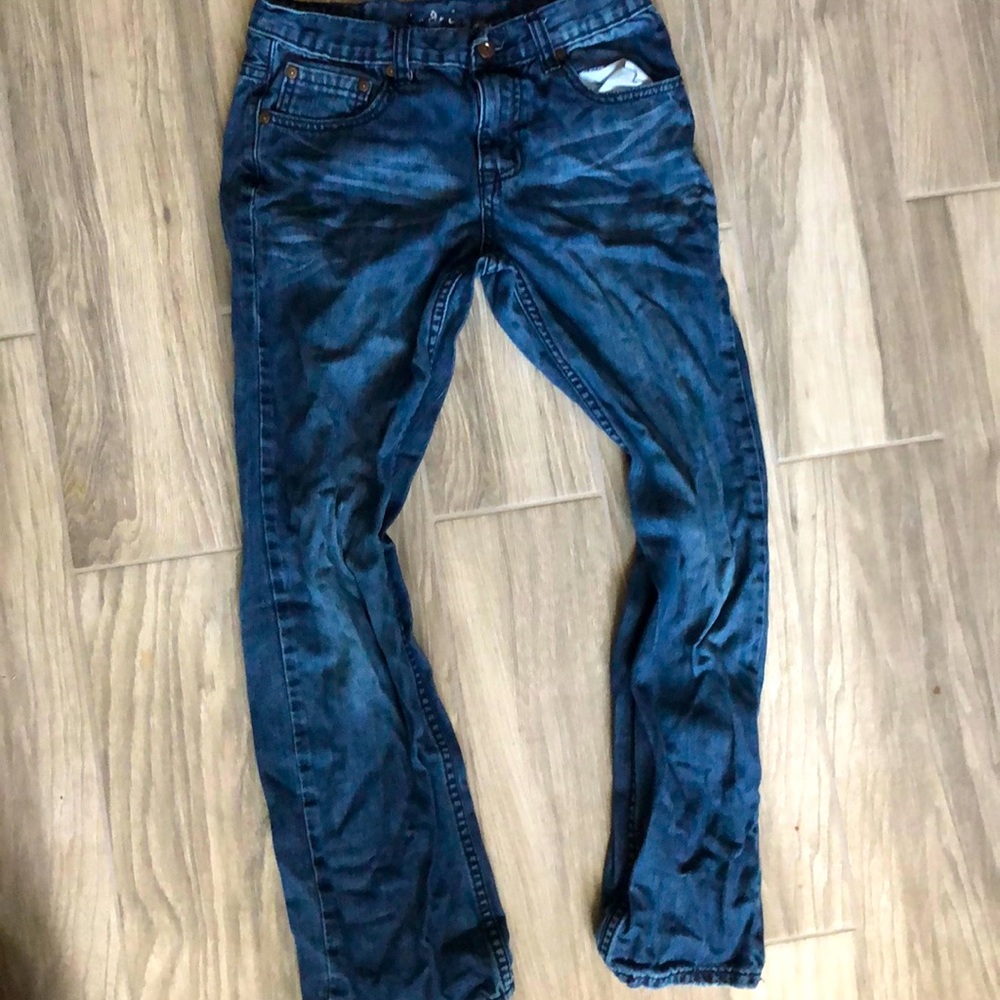 Boys Pants 14 Straight Blue Flypaper